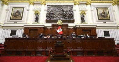 Congreso peruano admite moción de vacancia contra presidente Castillo