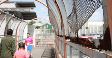 Peligro vial y el estructural de peatones en el Gran Santo Domingo