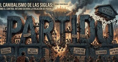 Canibalismo de las siglas: Control interno que devora la vocación de poder Canibalismo de las siglas: Control interno que devora la vocación de poder