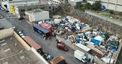 Desmantelan un entramado criminal que enviaba residuos peligrosos desde Canarias a África