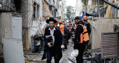 Misil iraní fragmentario afecta 17 puntos de «Tel Aviv»