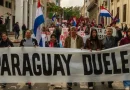 Gremios protestan en rechazo a la gestión de Santiago Peña