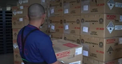 Inicia distribución nacional de máquinas electorales para comicios en Brasil Inicia distribución nacional de máquinas electorales para comicios en Brasil