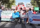 Conflictos por terrenos y 14 años sin escuela llevan protesta hasta el Palacio