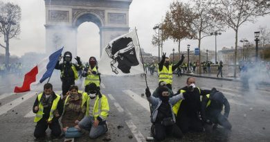Chalecos amarillos llaman a nueva protesta ante la «deriva autoritaria» de Macron Chalecos amarillos llaman a nueva protesta ante la «deriva autoritaria» de Macron